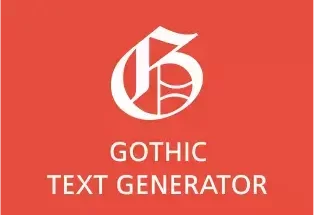 GOTHIC TEXT GENERATOR