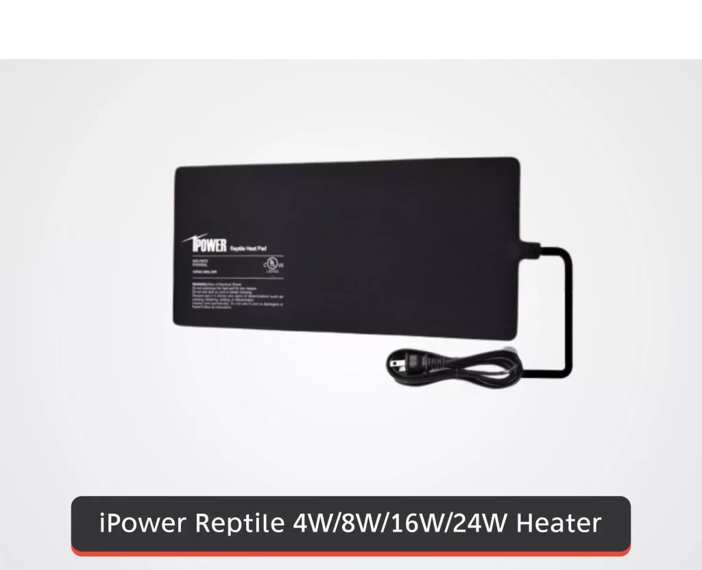 iPower Reptile Heat Mat Under Tank Warmer 4W8W16W24W Terrarium Heater Heating Pad