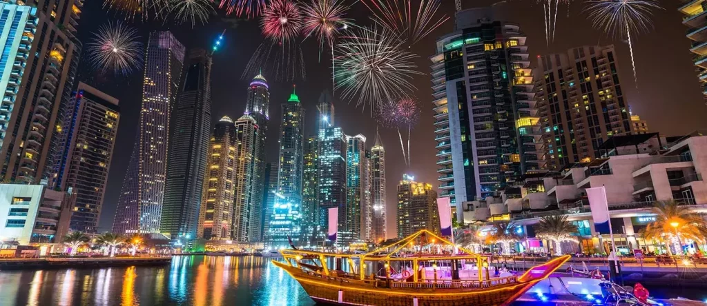 Creek Cruise Dinner at New Year Eve Dubai
