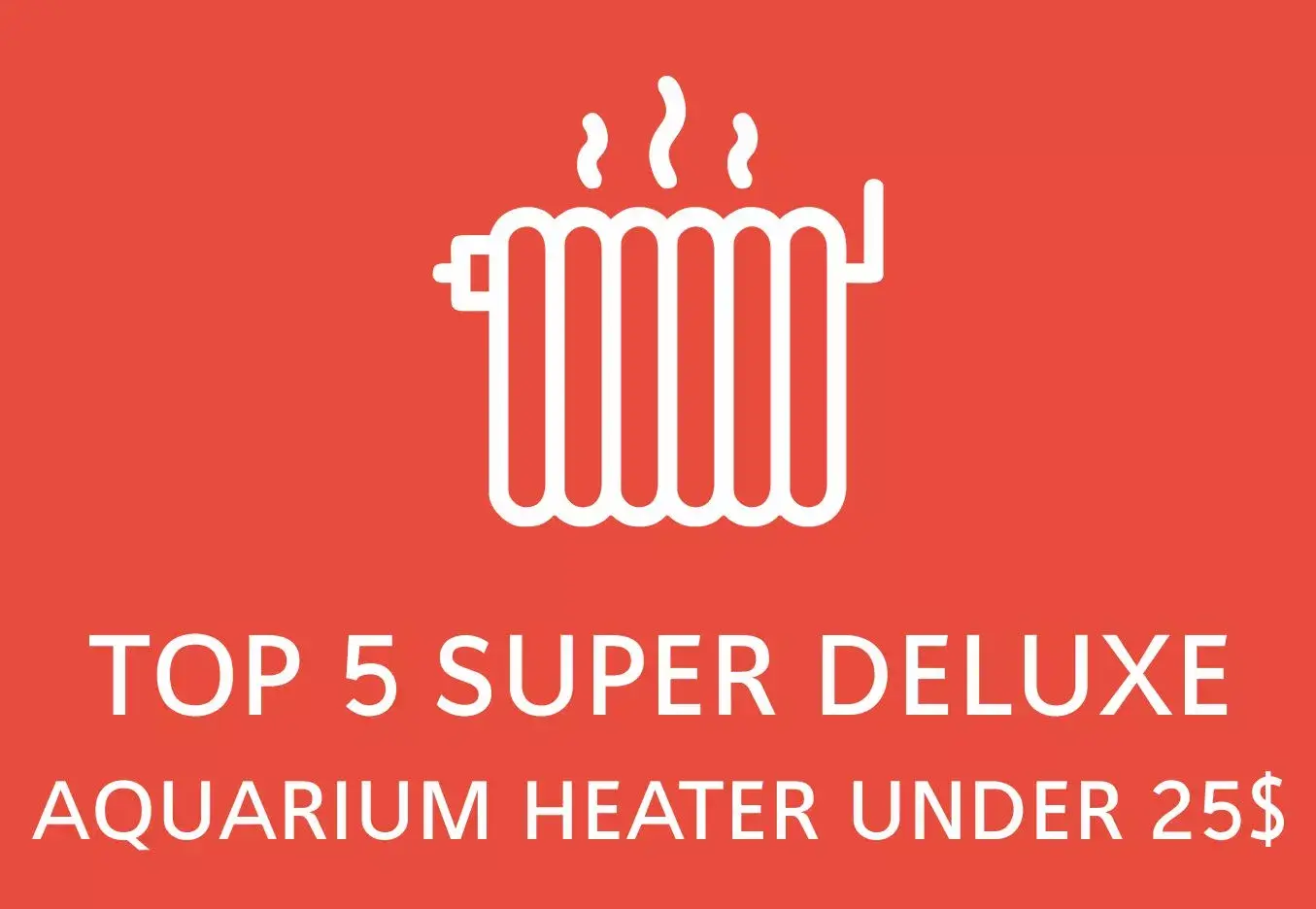 top 5 super deluxe aquarium heaters under $25