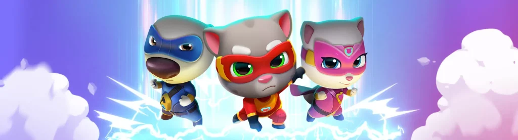 Additional features of hero dash talking tom